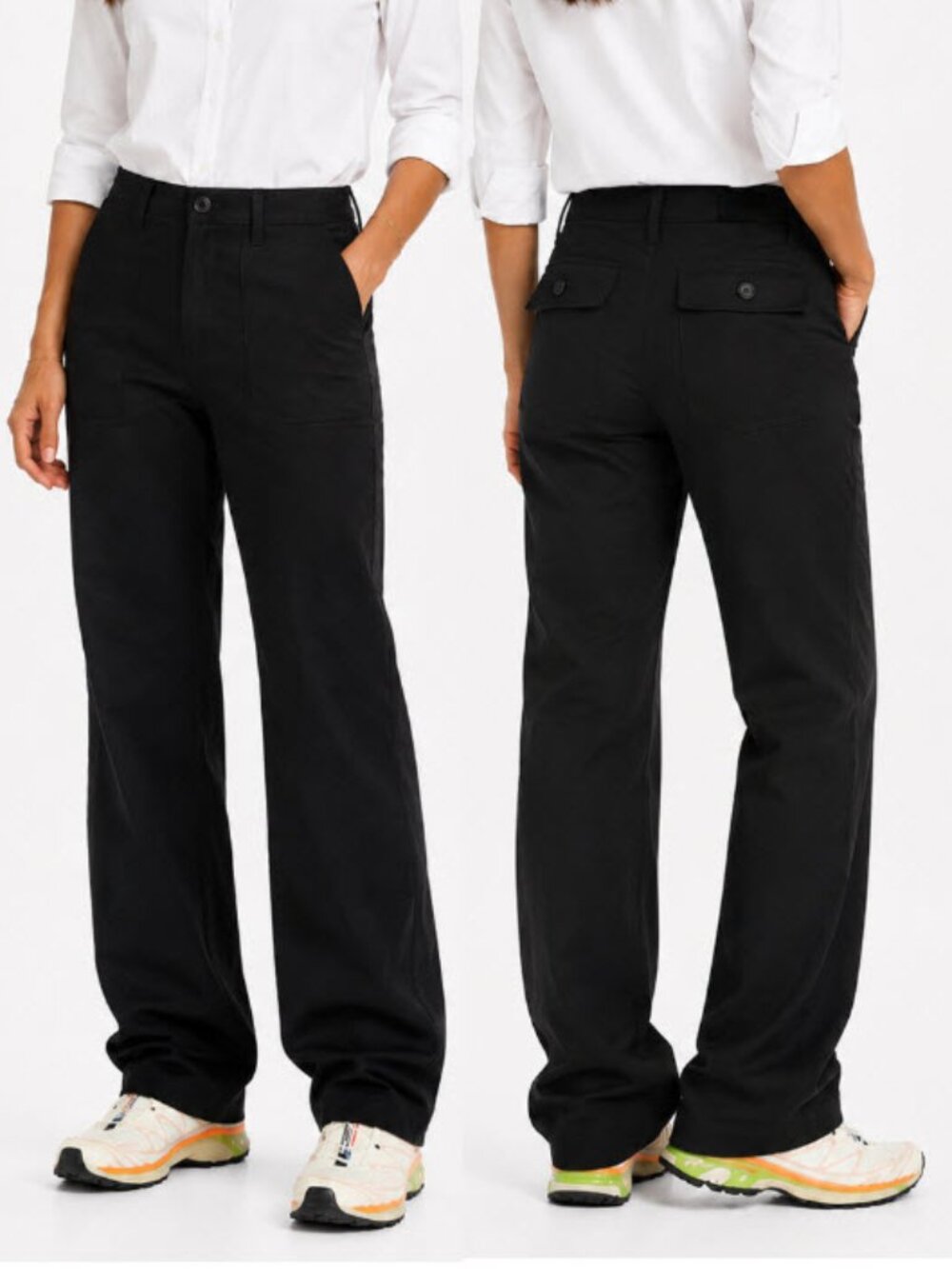 Naked & Famous Work Pant Denim Black Straight Leg Jeans Size 30